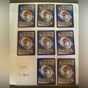 Pokemon Card 130 + Collection with Blue and Red Design